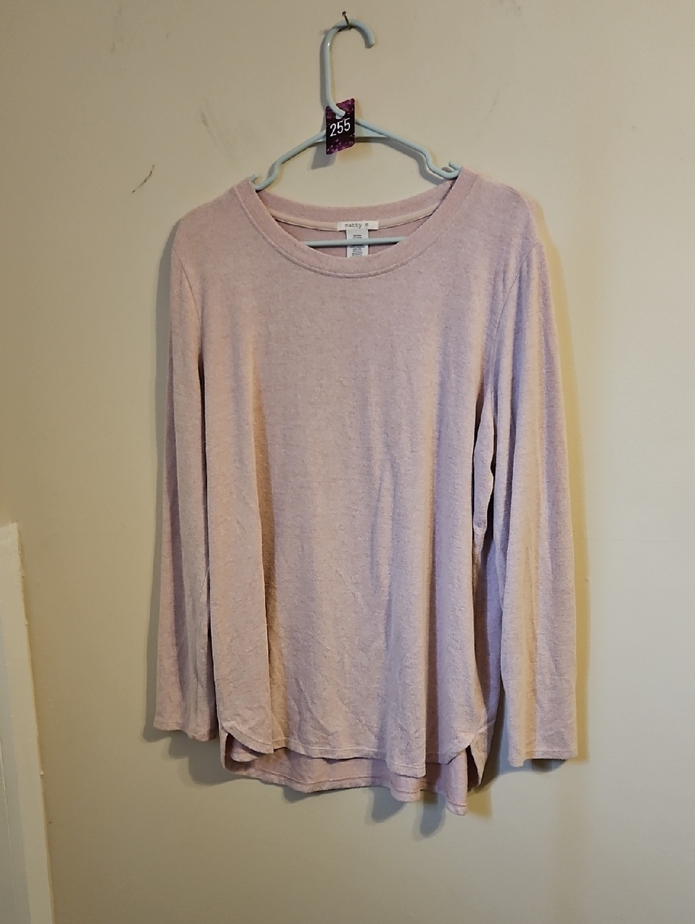 Matty M Pink Long Sleeve Shirt. In EUC